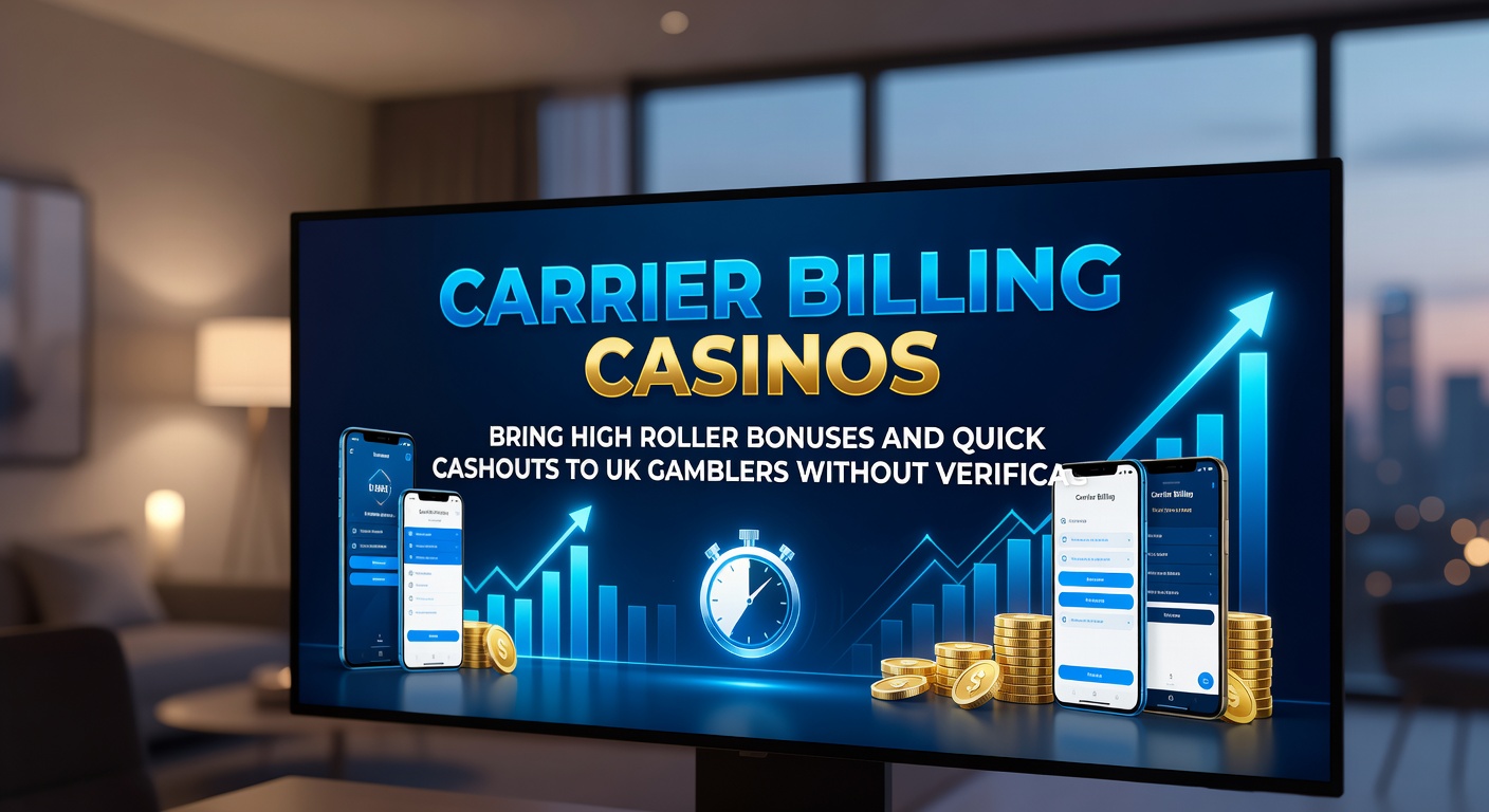 High roller at a digital table celebrating a win, with carrier billing confirmation SMS and instant payout notification on screen