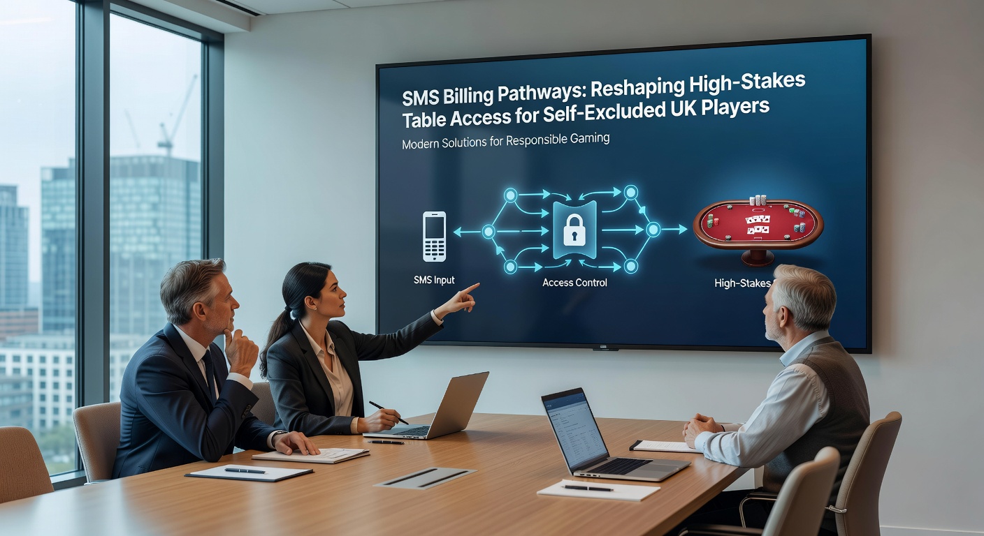 High-stakes blackjack table displayed on mobile screen during SMS-funded session