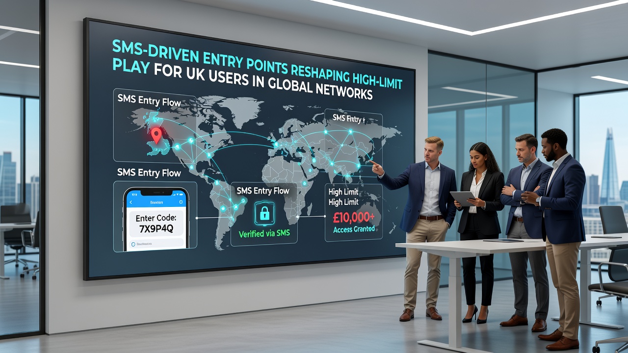 Global casino networks showing SMS-funded high-stakes tables open to UK participants