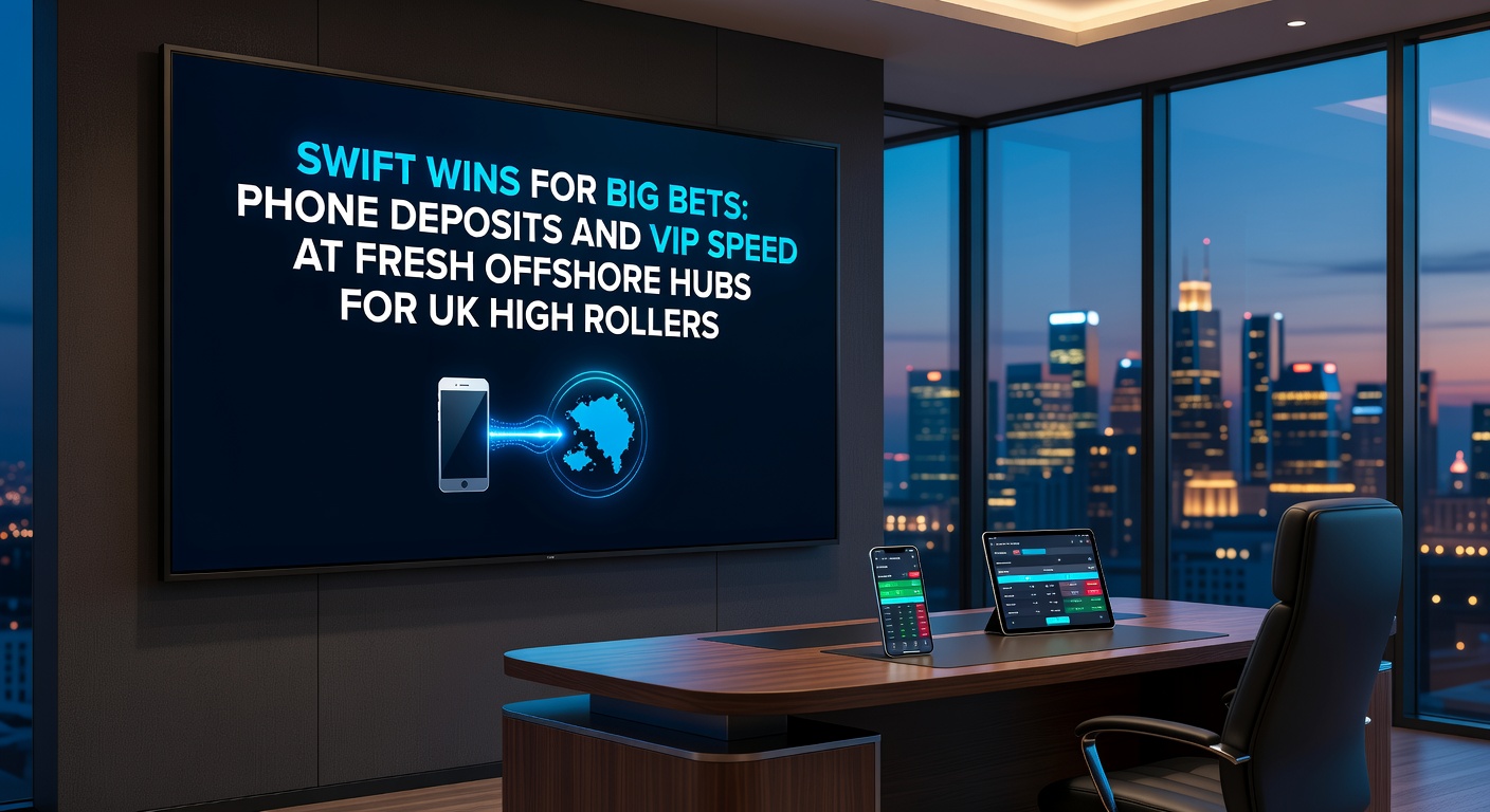 VIP dashboard interface at an offshore hub showing lightning-fast withdrawal approval, phone deposit history, and high-roller balance updates in real-time