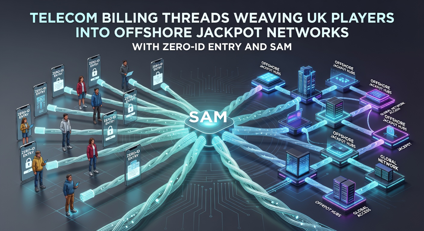 Offshore jackpot networks and same-hour payout pathways via telecom billing